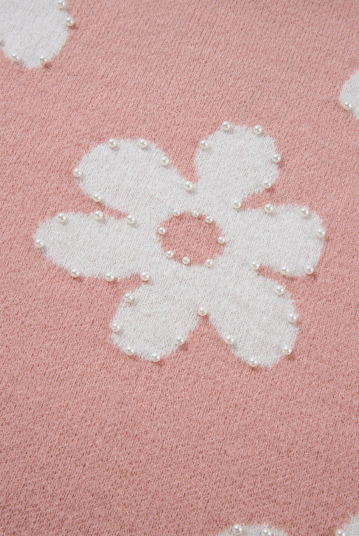 Light Pink Pearl Detailed Sweater *expected 2/1*