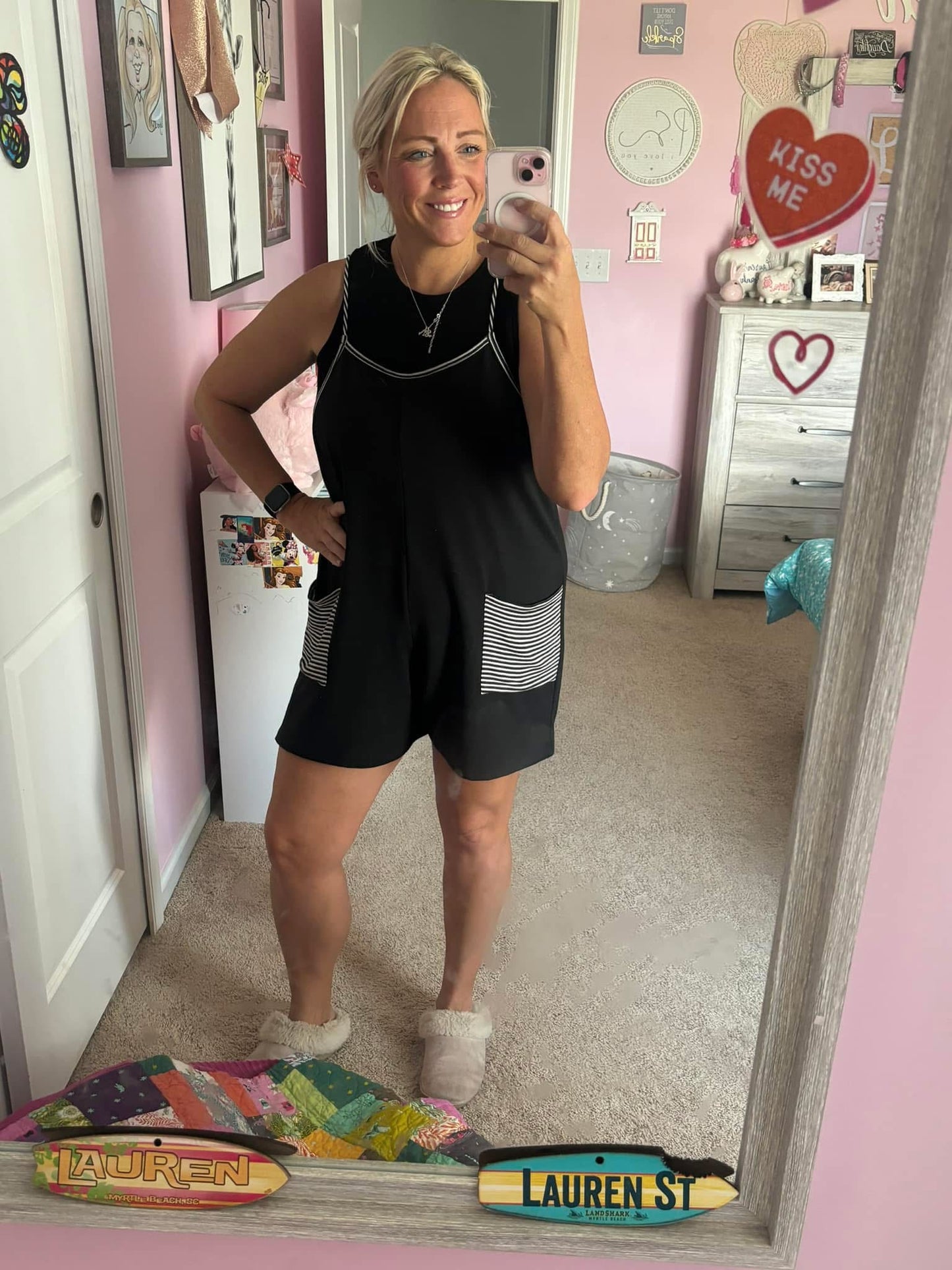 Taylor Striped Romper