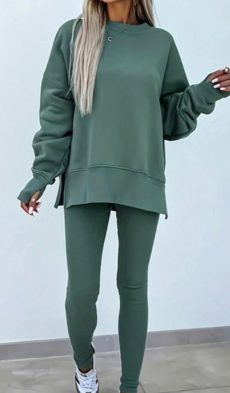 Oversize Ribbed Set