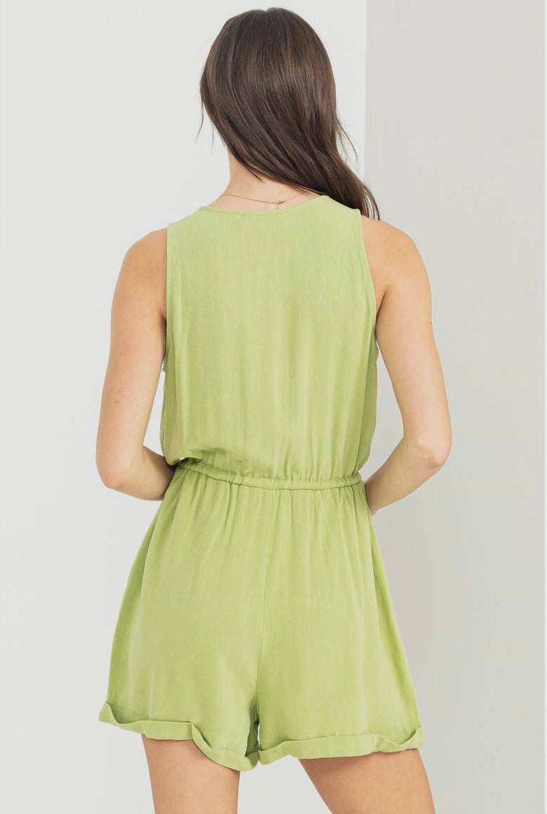 Tina Green Romper✨