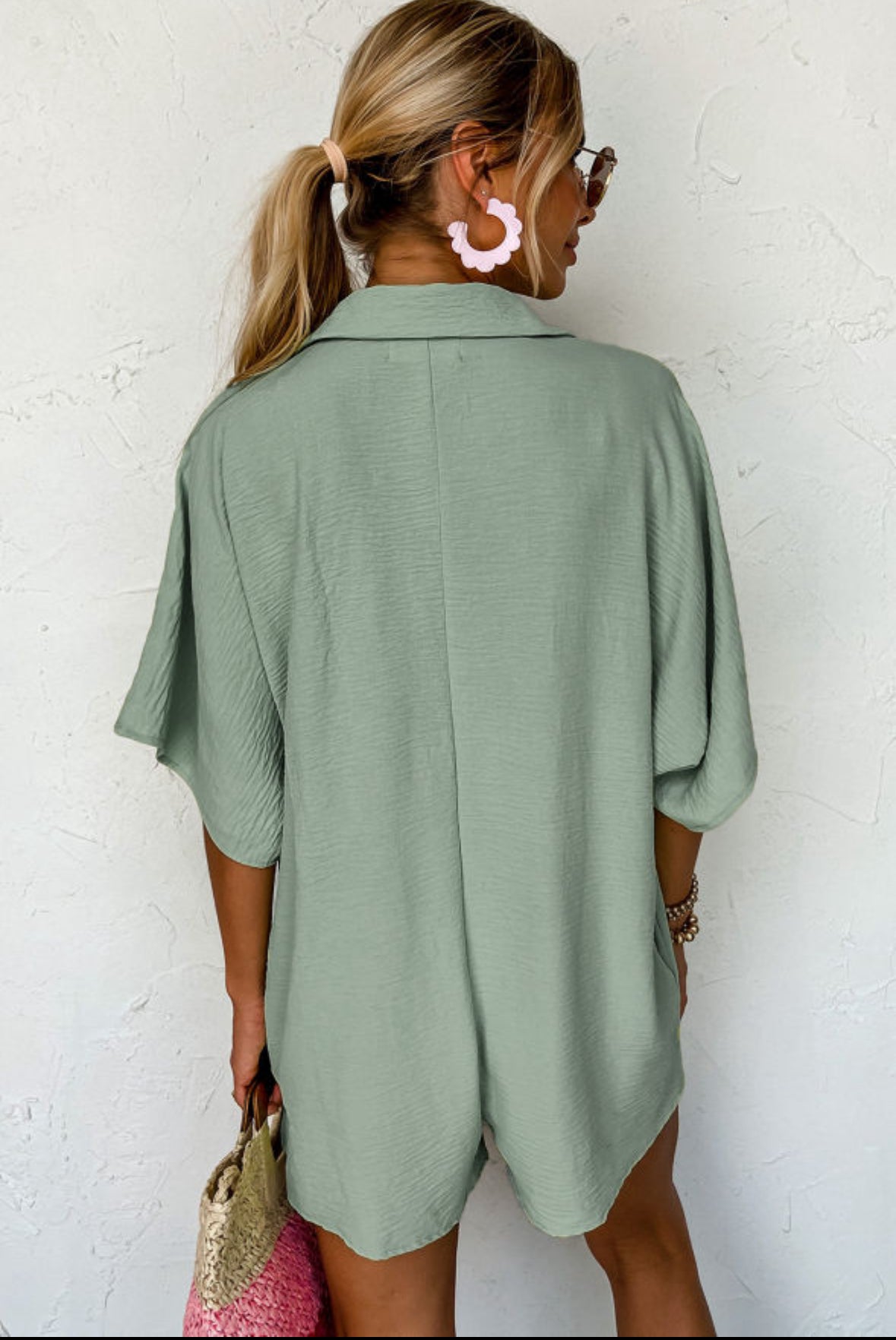 Jasmine Romper (mint)