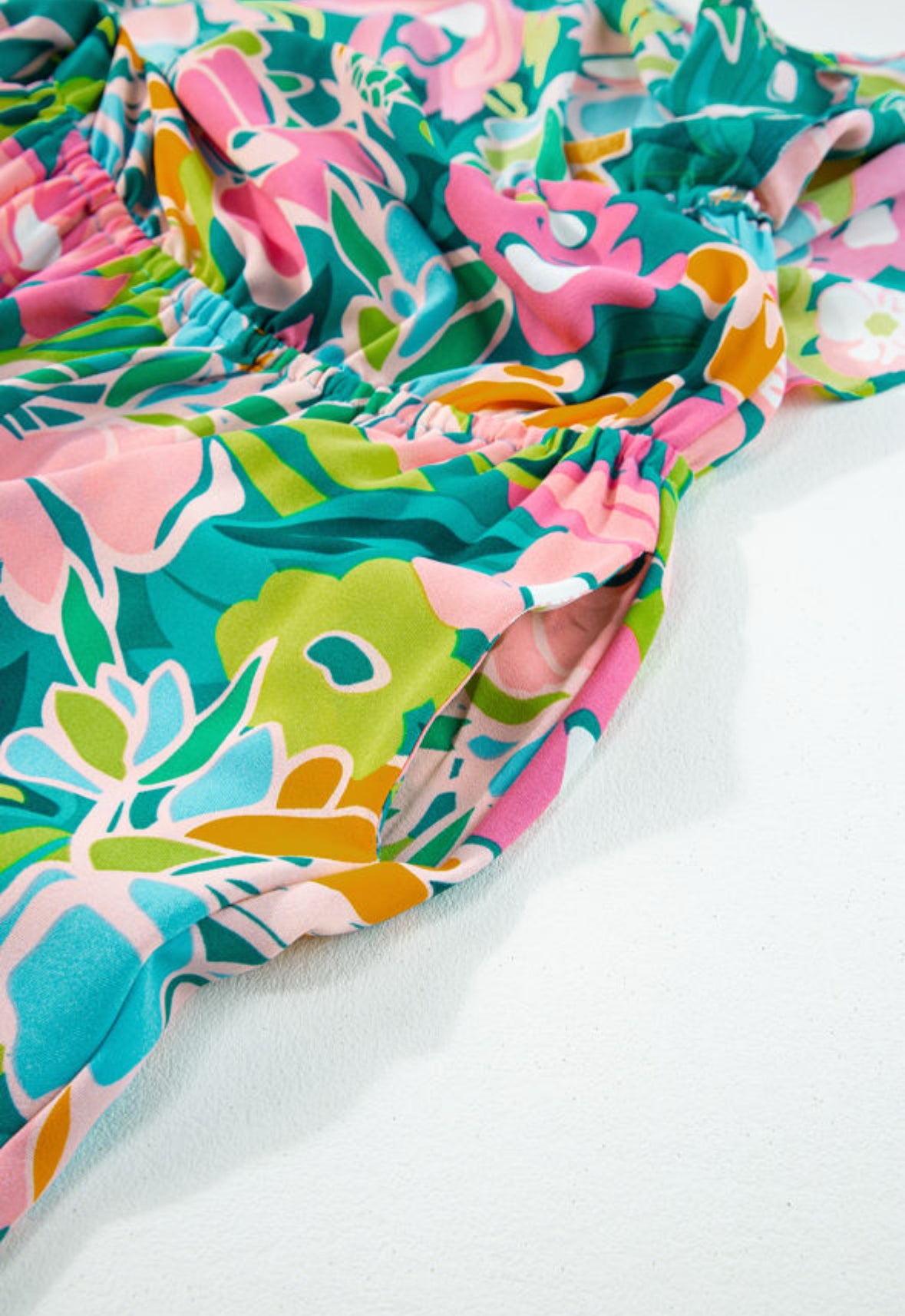 Tropical Strapless Jumper