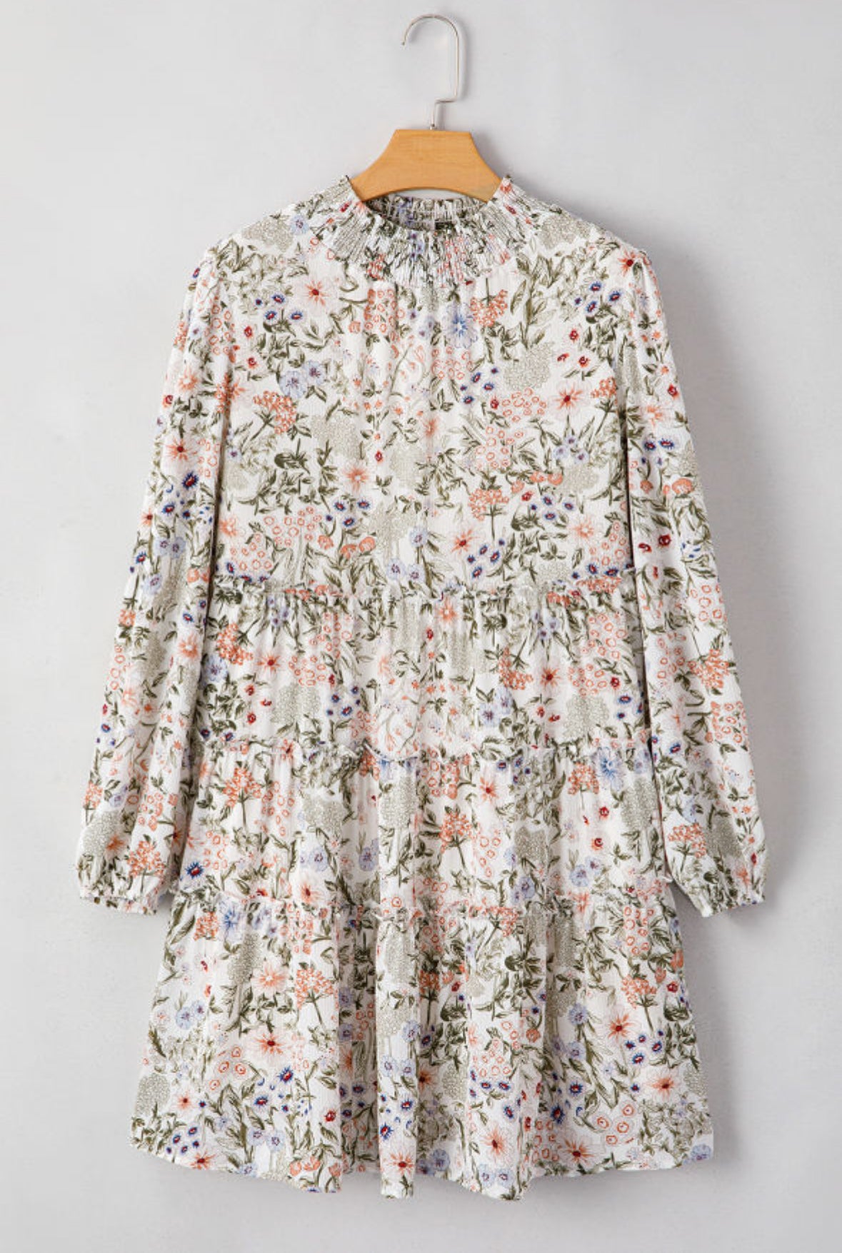 Jessie Floral Print Tiered Dress *expected arrival 2/1*