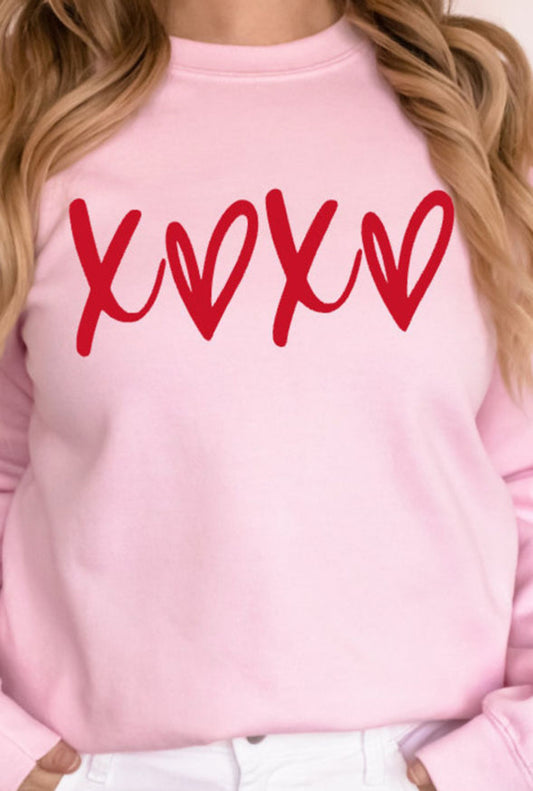 Pink X❤️X❤️ Graphic Sweatshirt *expected arrival 2/1*