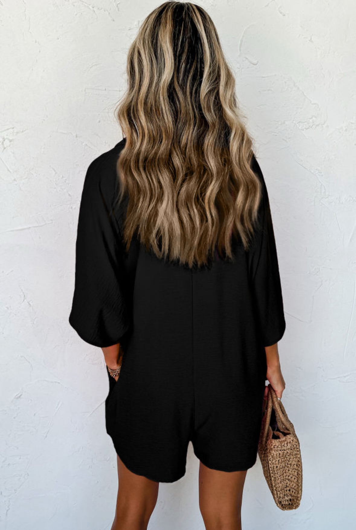 Jasmine Romper (Black)