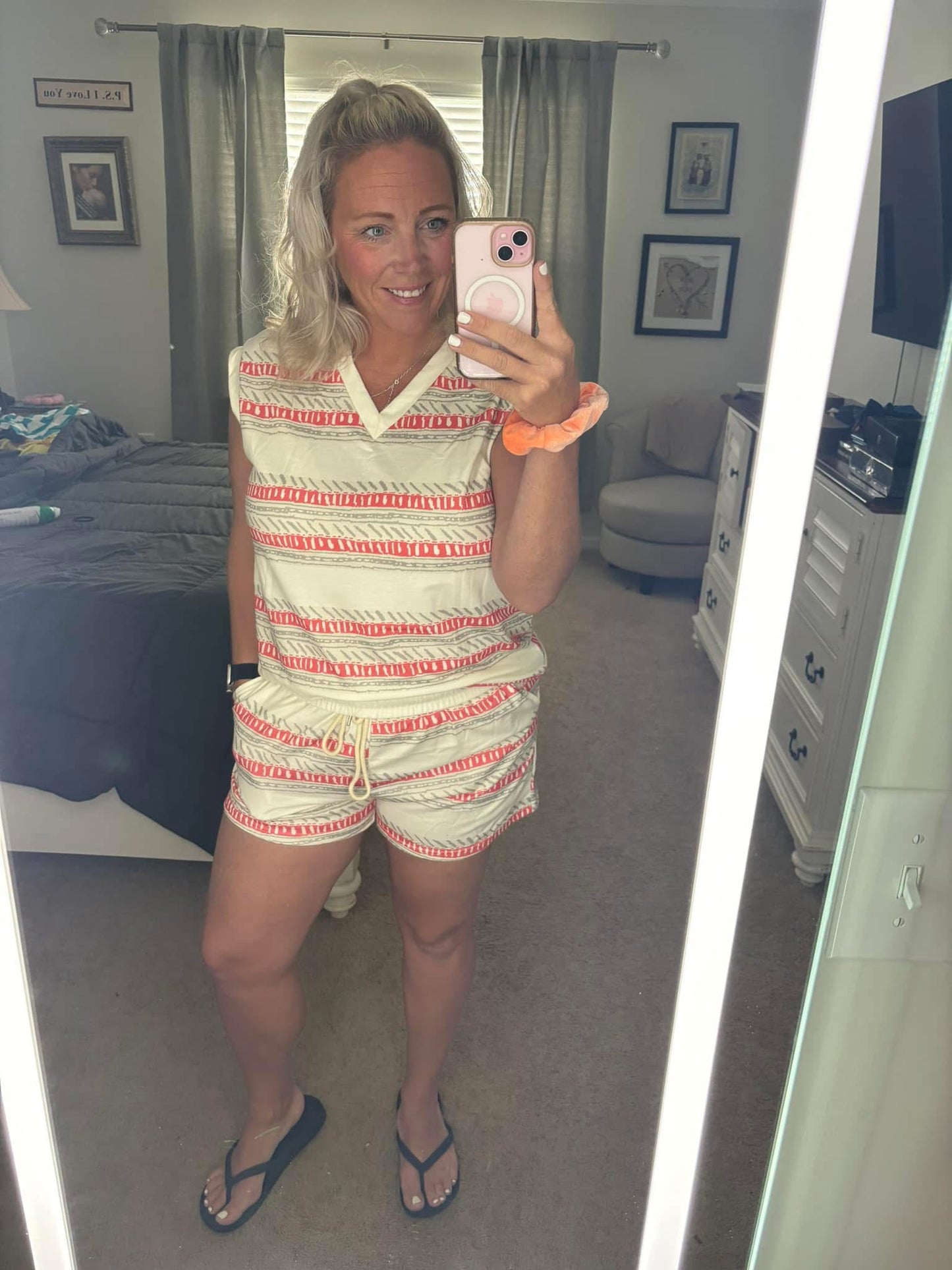 Western Striped 2-Piece Set