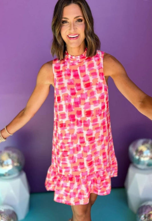 Sunrise Geometric Dress