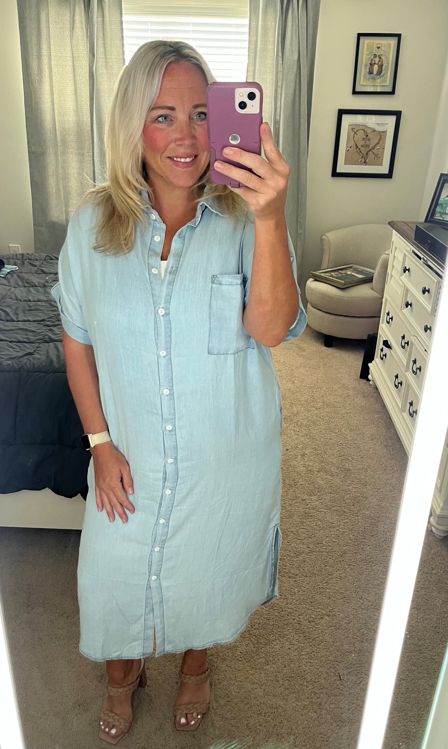 The Ricky Chambray Dress