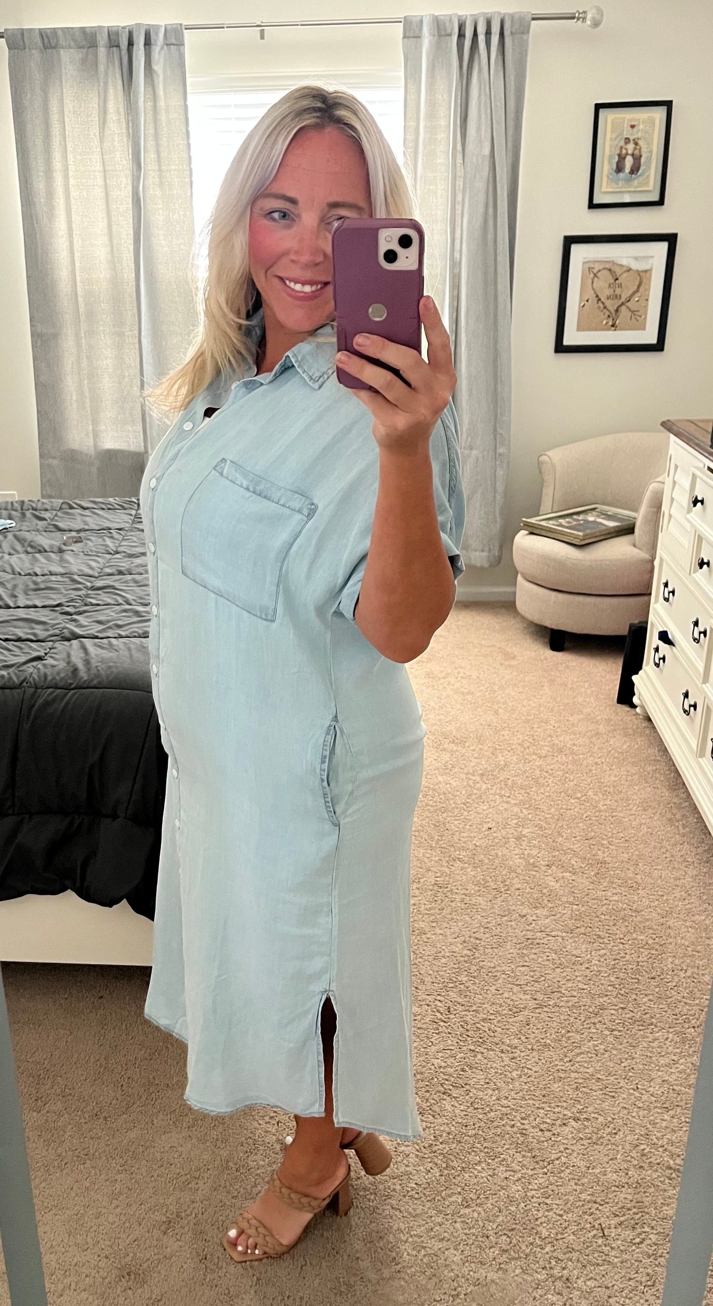 The Ricky Chambray Dress