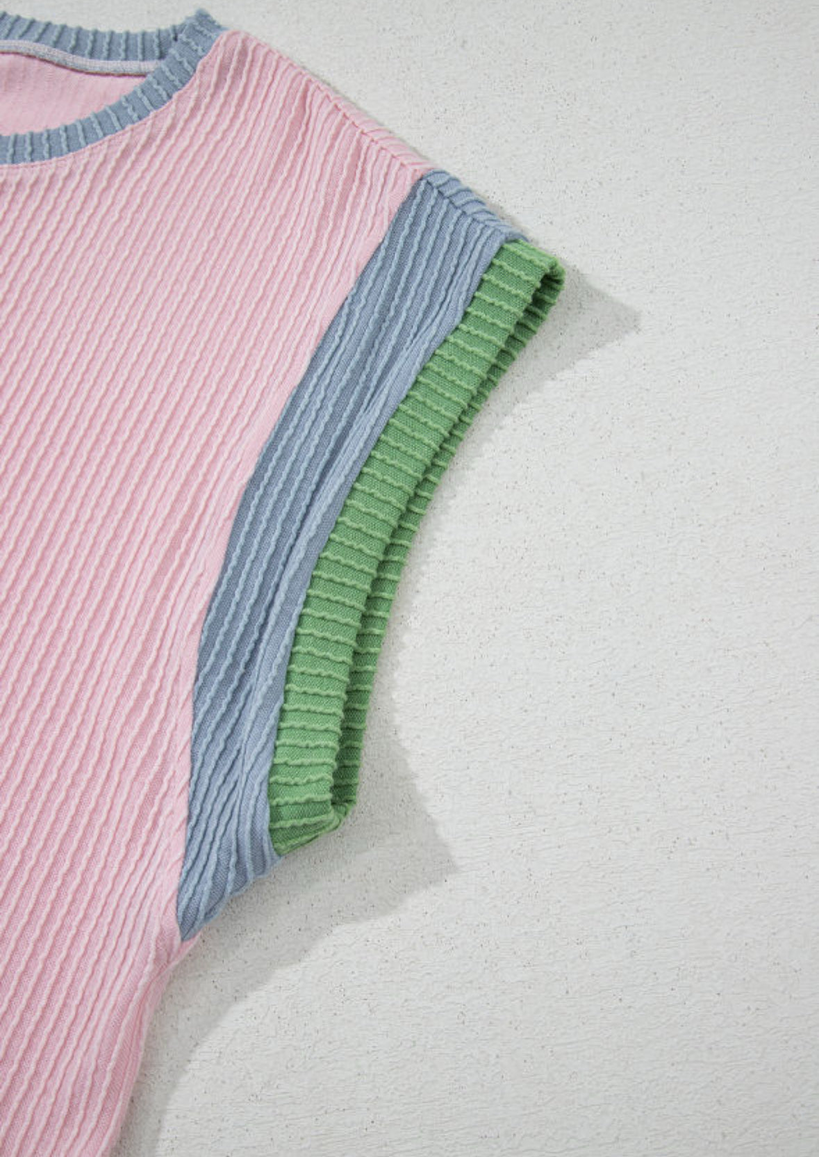 Soft Pink Colorblock Set