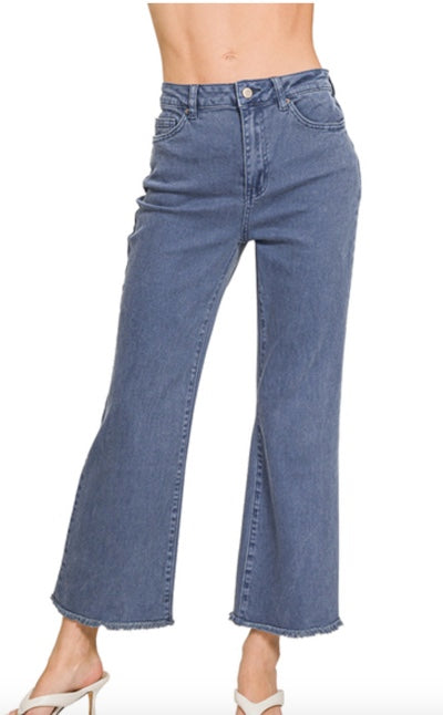 Frayed Bootcut  High Rise Jeans Zenana*multiple colors* RTS