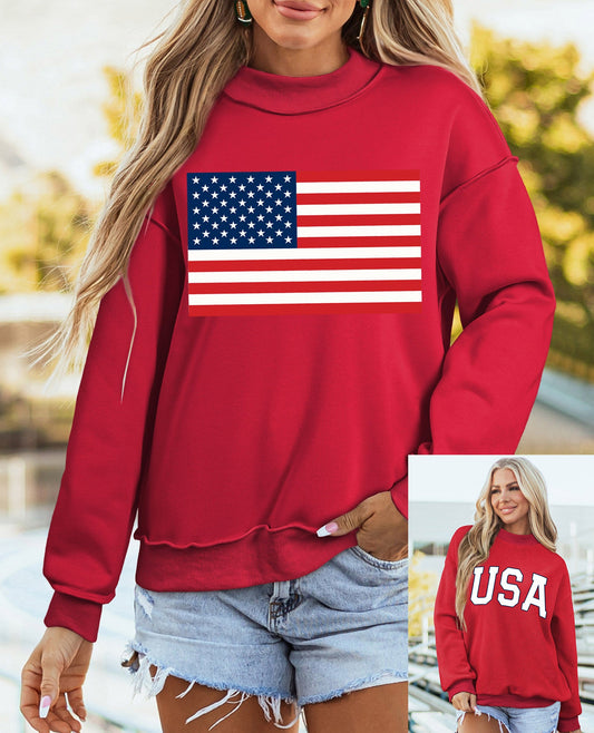 Red Flag USA Reversible Sweatshirt RTS